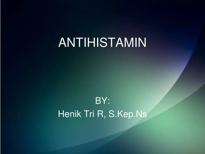 antihistamin