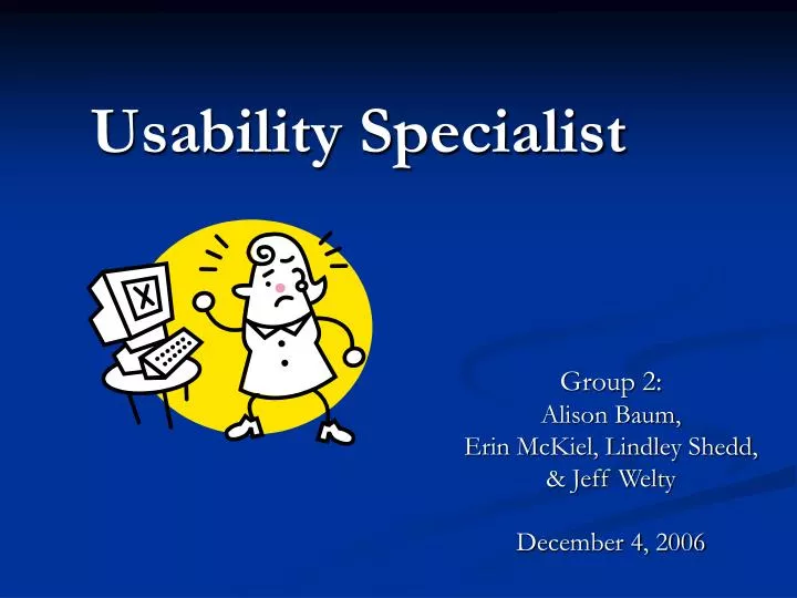 usability specialist