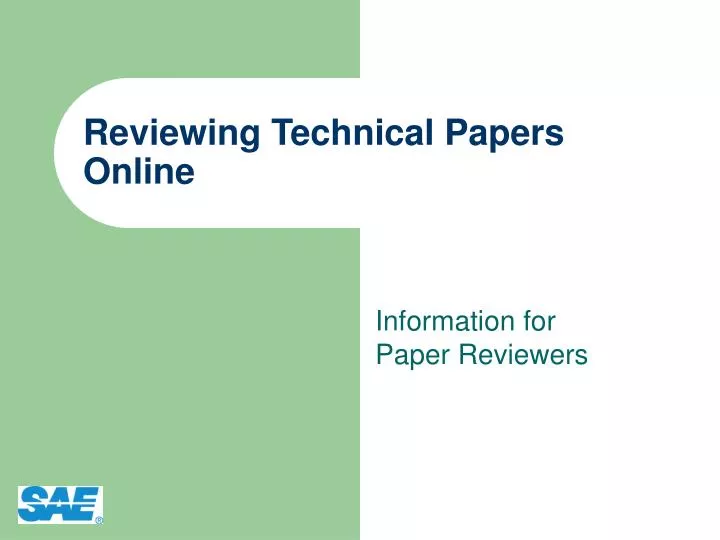 reviewing technical papers online