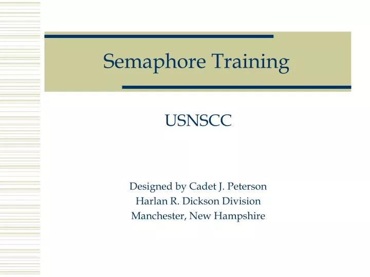 semaphore training