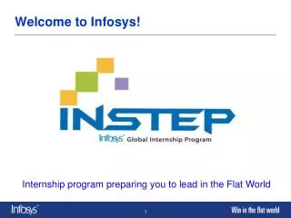 Welcome to Infosys!