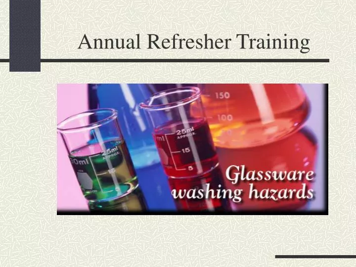 annual refresher training