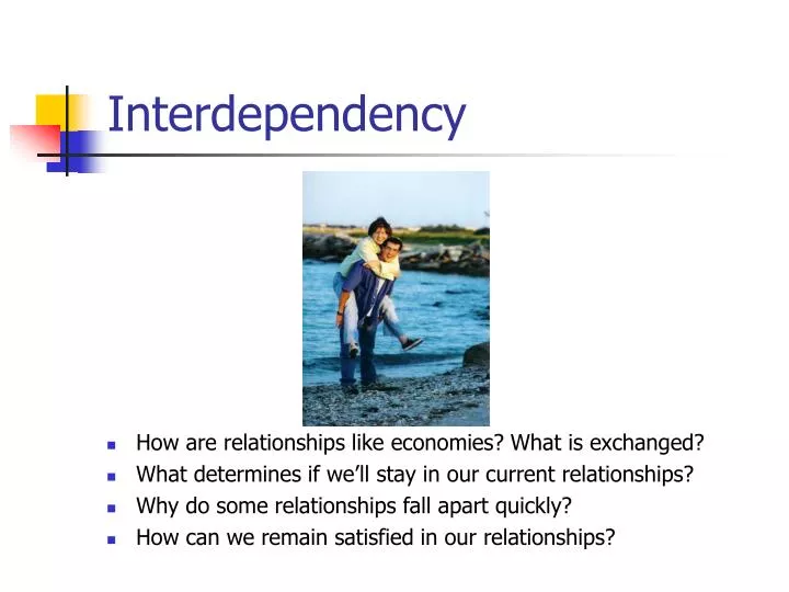 interdependency
