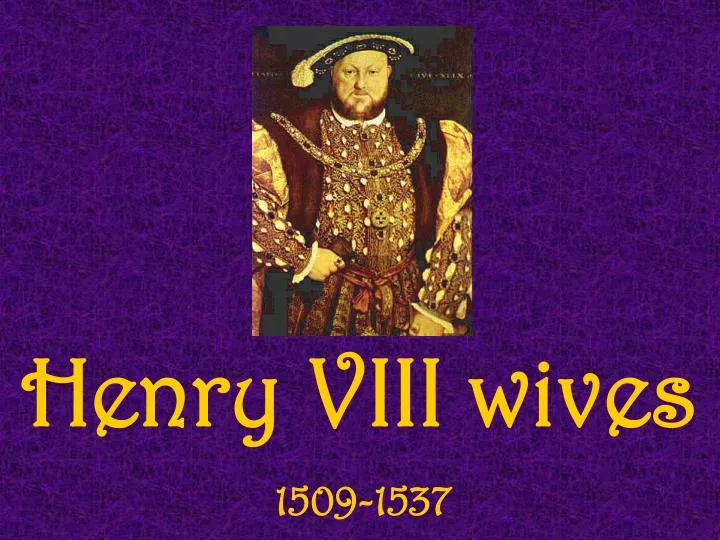 henry viii wives