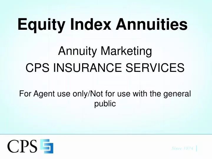 equity index annuities