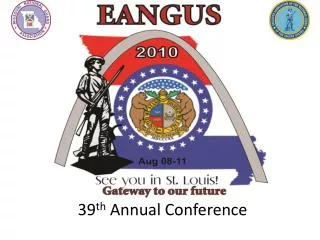 39 th Annual Conference