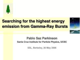 Searching for the highest energy emission from Gamma-Ray Bursts