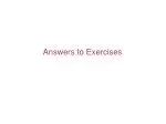 Answers to Exercises - slide 1