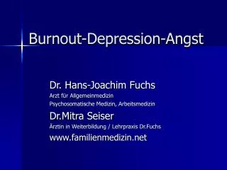 Burnout-Depression-Angst