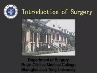 Introduction of Surgery