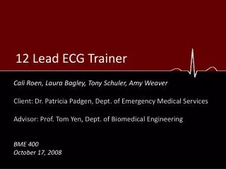 12 Lead ECG Trainer