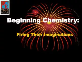 Beginning Chemistry: