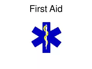 First Aid