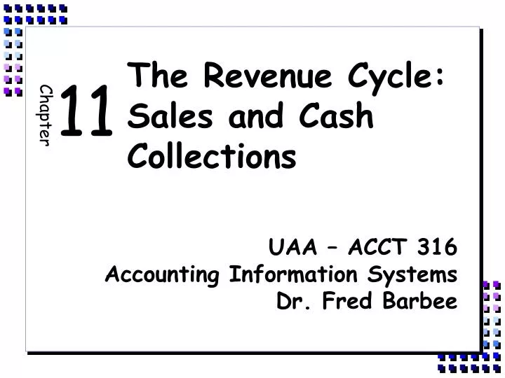 the revenue cycle sales and cash collections