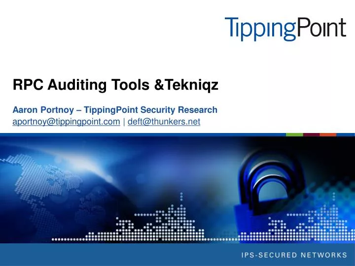 rpc auditing tools tekniqz