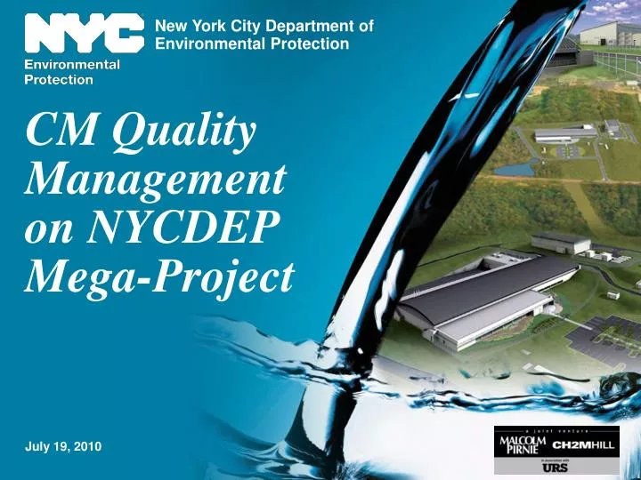 cm quality management on nycdep mega project
