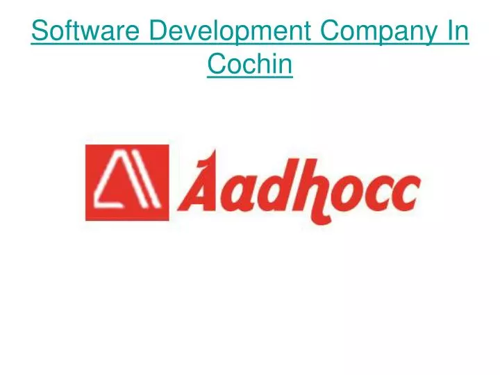 software development company in cochin