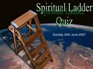 Spiritual Ladder Quiz