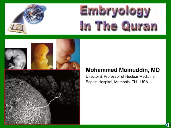 mohammed moinuddin md director professor of nuclear medicine baptist hospital memphis tn usa