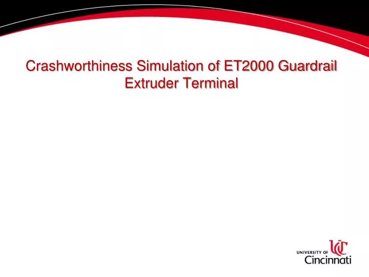 crashworthiness simulation of et2000 guardrail extruder terminal