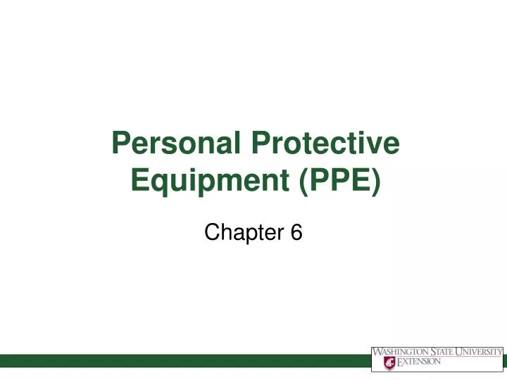 personal protective equipment ppe