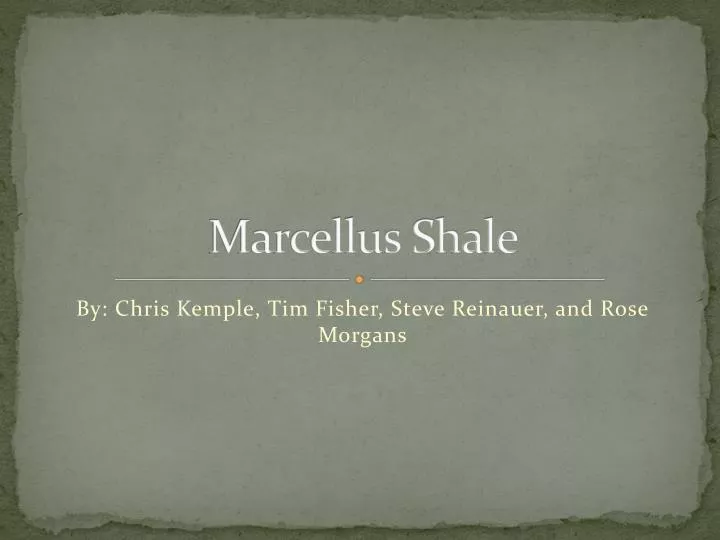 marcellus shale