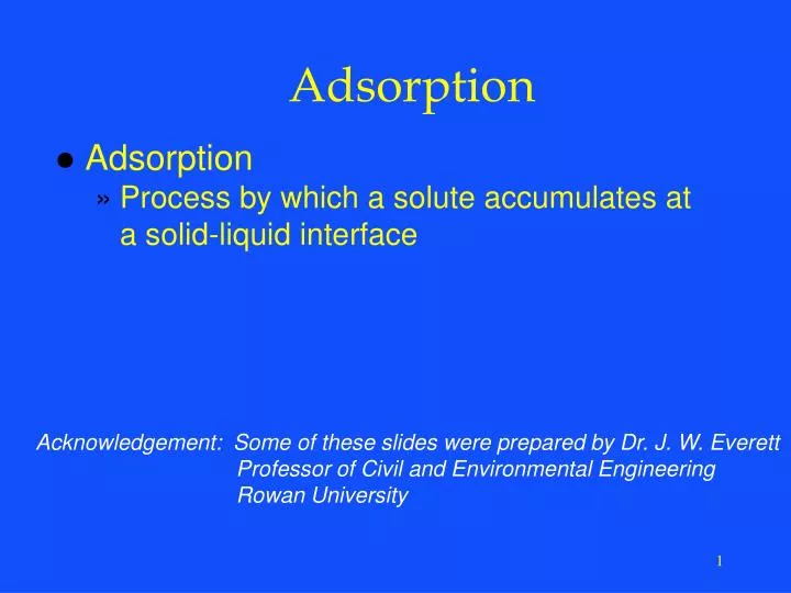adsorption