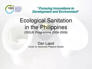 Dan Lapid Center for Advanced Philippine Studies