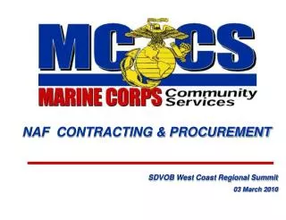 Ray Collard Contracting Officer MCCS Marine Corps Air Station Yuma, AZ Mailing Address: MCAS PO Box 99119 MCAS Bldg. #