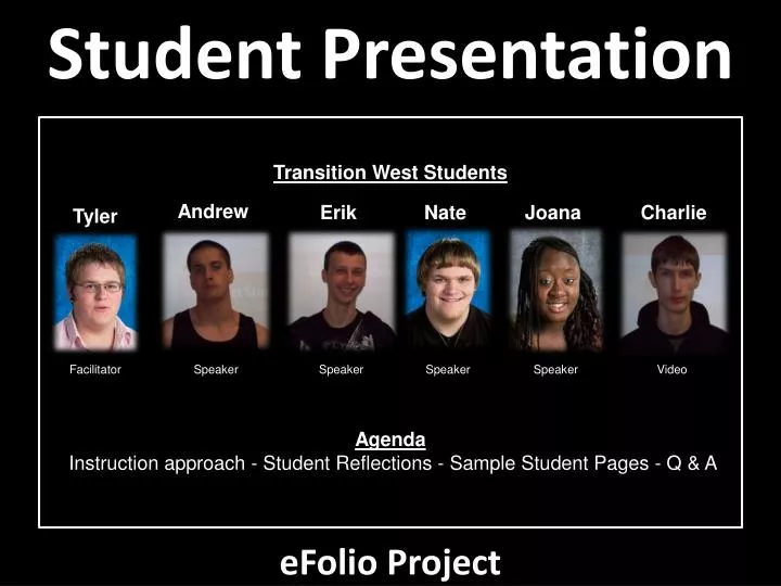 student presentation