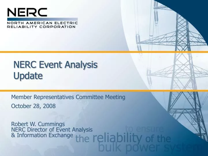 nerc event analysis update