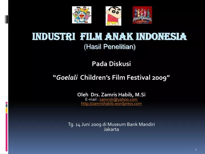 industri film anak indonesia hasil penelitian