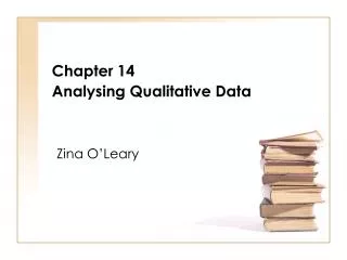 Chapter 14 Analysing Qualitative Data
