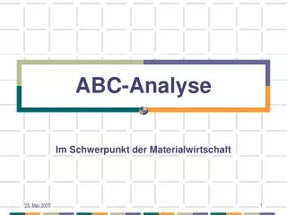 abc analyse