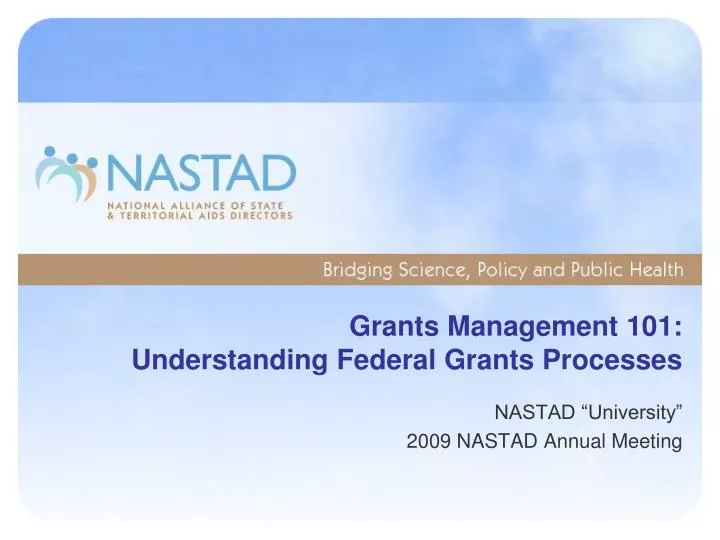 grants management 101 understanding federal grants processes