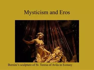 Mysticism and Eros