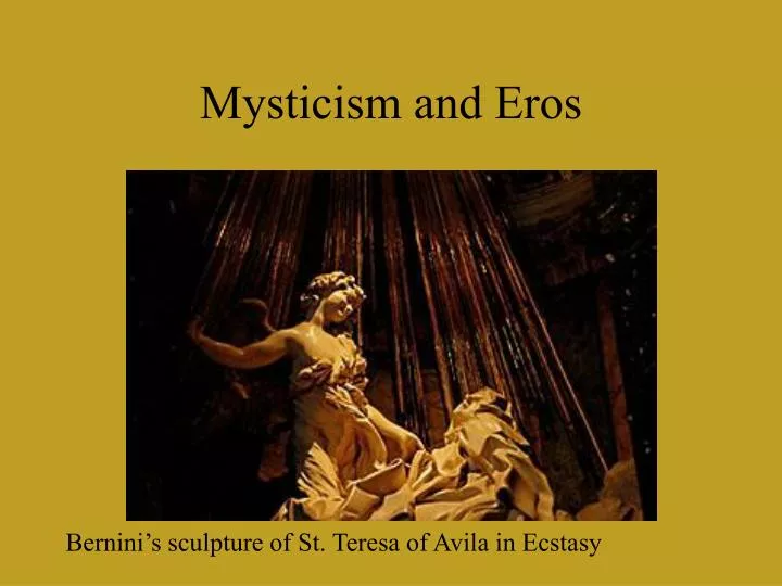 mysticism and eros