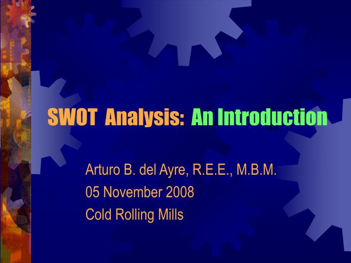 swot analysis an introduction