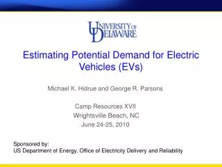 Estimating Potential Demand for Electric Vehicles (EVs)