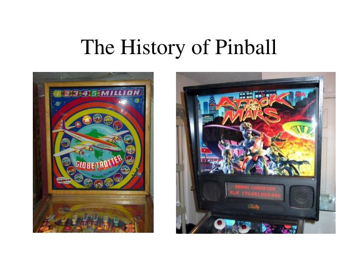 the history of pinball