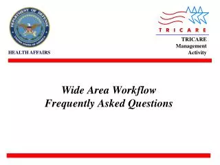 Wide Area Workflow Frequently Asked Questions