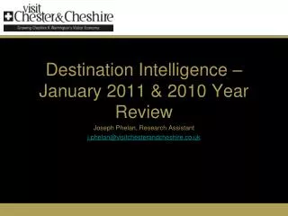 Destination Intelligence – January 2011 &amp; 2010 Year Review