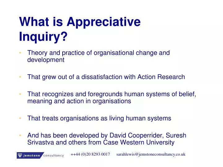what is appreciative inquiry