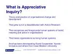 What is Appreciative Inquiry? - slide 1