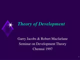 Theory of Development