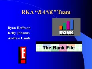 RKA “ RANK” Team