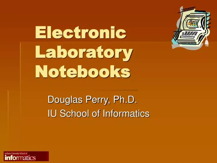 electronic laboratory notebooks