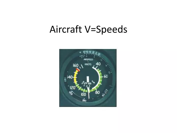 aircraft v speeds