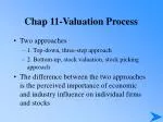 Chap 11-Valuation Process - slide 1