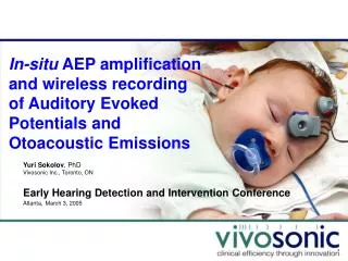 In-situ AEP amplification and wireless recording of Auditory Evoked Potentials and Otoacoustic Emissions